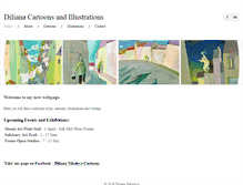 Tablet Screenshot of dilianacartoons.com